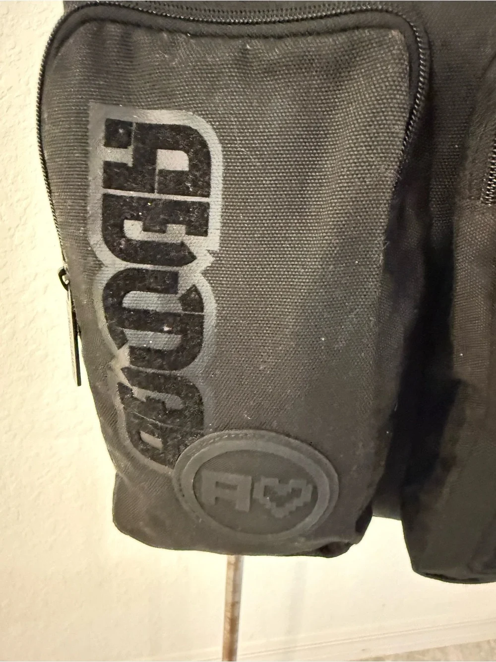 New adidas Black Mens Backpack with Dual Patch Front Pockets